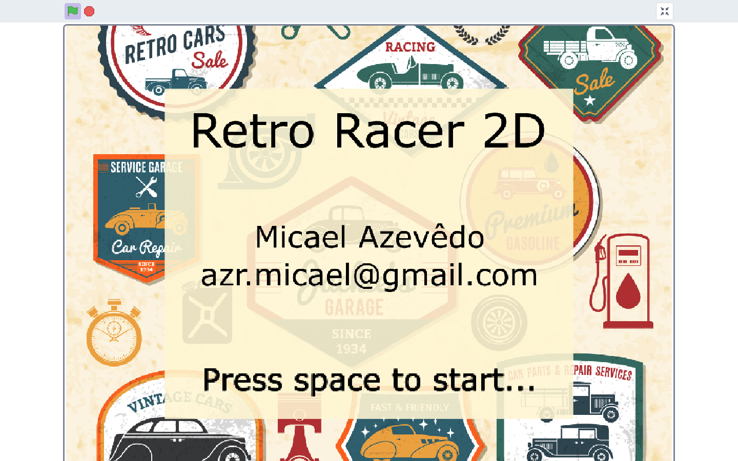 Prévia de Retro Racer 2D